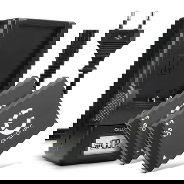 2x Batteria per Panasonic Lumix DMC-FT30, -FT25, DMC-FS45, -FS40, -FS35, DMC-SZ7, -SZ1, DMC-FX90 - DMW-BCK7 NCA-YN101H 700mAh + Caricabatteria DE-A92A di Ricambio sostituzione scorta