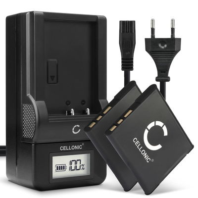 2x Ersatz Akku NP-BN1 + Ladegerät BC-CSN BC-TRN für Sony Cyber-shot DSC-WX80 DSC-QX10 DSC-QX100 DSC-TX30 DSC-W830 Kamera - 580mAh Ersatzakku Batterie, Ladekabel, Akkuladegerät