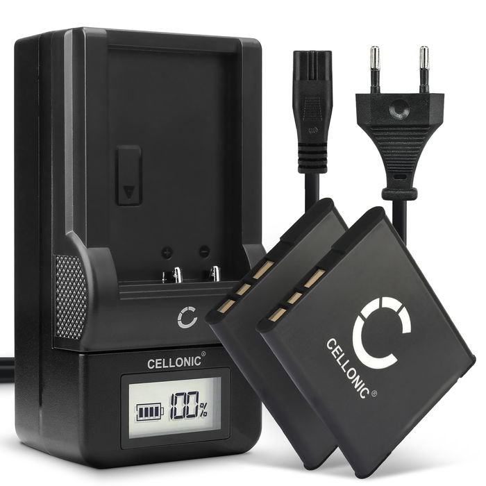 2x Sony Cyber-shot DSC-W710 Batterie + Chargeur 580mAh de CELLONIC