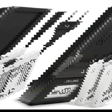 2x Batterie LP-E8 compatibili con Canon EOS 600D EOS 700D T3i EOS 650D EOS 550D EOS Rebel T5i T2i T4i EOS Kiss capacità 1020mAh + Caricabatteria LC-E8 per una lunga durata di vita utile grazie CELLONIC