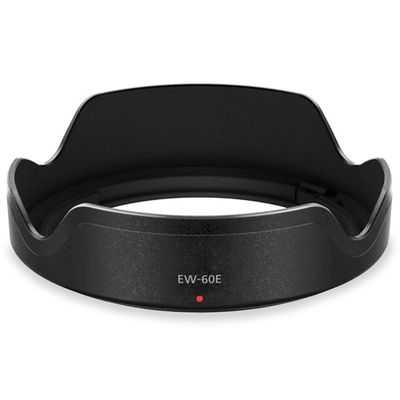 EW-60E Camera Lens Hood for Canon EF-M 11-22mm f/4-5.6 IS STM - Plastic Bayonet Flower / Tulip / Petal Lens Shade from CELLONIC