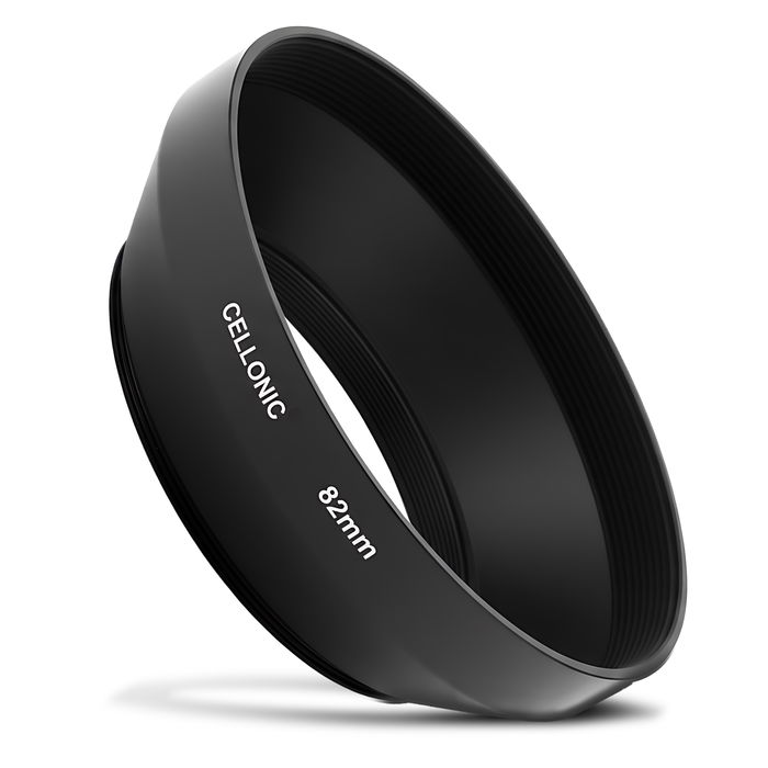 Ø 82mm Ø 82mm Paraluce per fotocamera Universal Ø 82mm - A vite Cilindrico / Rotondo Parasole marcato CELLONIC