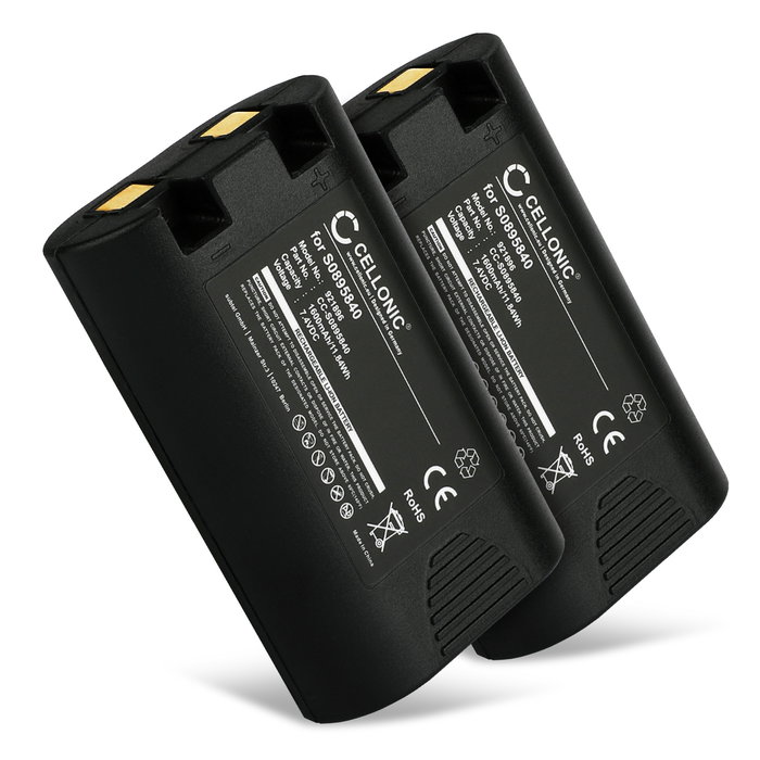 2x Dymo 1759398 Akku 1600mAh Ersatzakku Batterie von CELLONIC
