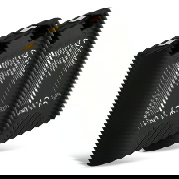 2x Batteria sostitutiva S0895840,W002856 per stampante DYMO LabelManager 360D, 420P, Rhino 4200, 5200, 3M PL200 ricambio da 1600mAh stampa portatile di foto etichette