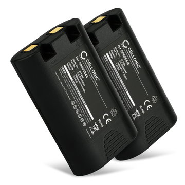 2x Batterie pour imprimante DYMO LabelManager 360D, 420P, Rhino 4200, 5200, 3M PL200 - S0895840,W002856 1600mAh