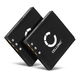 2x 650mAh 3.7V