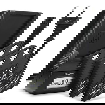 2x Batteria per Canon Digital IXUS 300 330 400 430 500 IXUS V V2 V3 S100 NB1L CB2LS - NB-1LH NB-1L 830mAh + Caricabatteria CB-2LSE CBC-NB1 di Ricambio sostituzione scorta