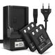 2x Batteria 850mAh + Caricabatteria