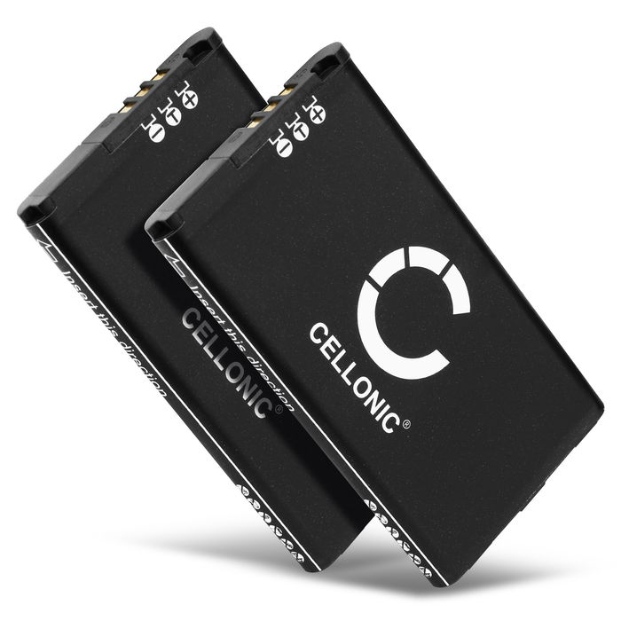 2x Nintendo New 3DS XL Akku 1800mAh Ersatzakku Batterie von CELLONIC
