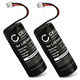 2x 1350mAh 3.7V