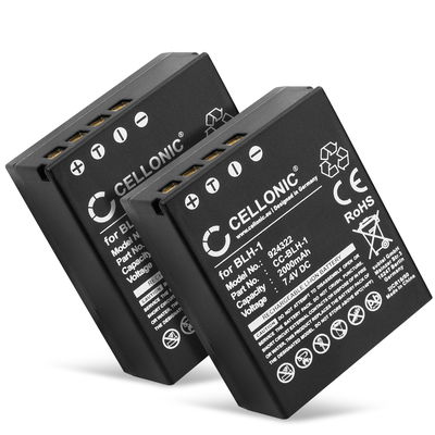 2x Batterie pour Olympus OM-D E-M1 Mark II OM-D E-M1 Mark III OM-D E-M1X 2000mAh de CELLONIC