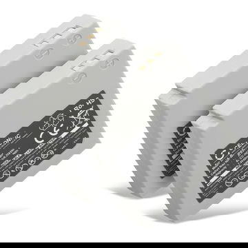 2x IA-BP85ST IA-BP85NF Ersatz Akku für Samsung VP-MX20 -MX25 -MX10 SMX-F30 -F33 -F34 -F300 SC-MX20 -MX10 HMX-H100 VP-HMX10 -HMX20 -HMX08 - Kamera Ersatzakku - Kameraakku 850mAh, Batterie