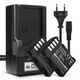 2x Batteria 1600mAh + Caricabatteria