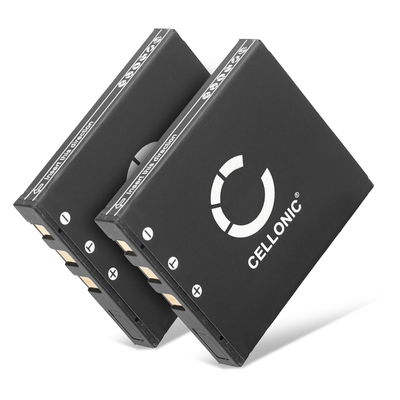 2x D-LI8 D-LI85 Ersatz Akku für Pentax Optio S6 S7 S5i S5z S5n S4 S4i S SV SVi WP WPi W10 W20 A10 A20 A30 A36 A40 X T20 T10 E65 L20 - Kamera Ersatzakku - Kameraakku 850mAh, Batterie