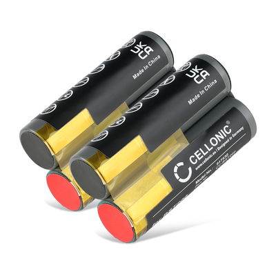 2x Batteria BST200 per attrezzo Bosch 2 Li, PSR200 Li, Prio Lithium-ion, PSR7.2 Li,AGS7, PKP7.2 Li, Prio 7.2 Li Affidabile batteria di ricambio da 2.2Ah ioni di litio senza effetto memoria per utensili Bosch