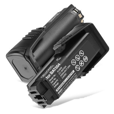 2x Batterie pour Bosch GSR Mx2Drive, GSR Prodrive, PS10, SPS10, SPS 10-2, 36019A2010, BAT504 3.6V Li Ion 2000mAh de CELLONIC