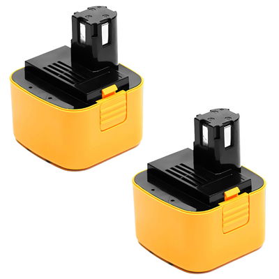 2x 3Ah 12V Ersatz Akku EY9101,9001,EY9006,EY9106,EY9200,EY9200B für Panasonic EY6407,EY409, EY3502, EY3550, EY6100, EY6205 - Werkzeug Ersatzakku - NiMH Batterie