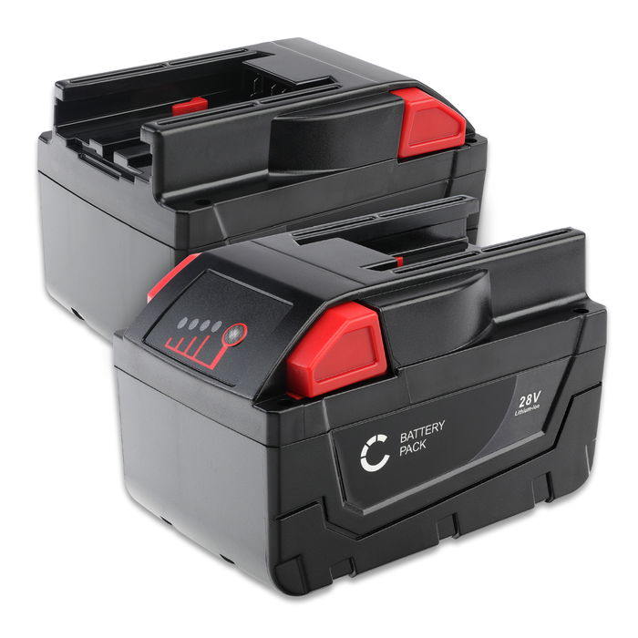 2x Milwaukee M28 Akku 3000mAh Ersatzakku Batterie von Cellonic
