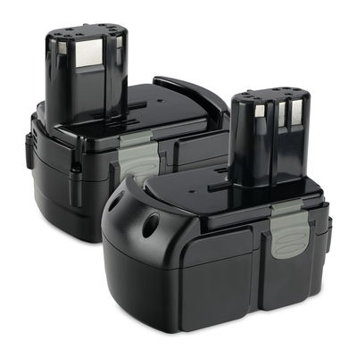 2x Batteria BCL1815 ,BCL1840, EBM 1830, 326240, 326241, 327730 per attrezzo Hitachi WR18DL, CR18DL, C 18DL, DV18DCL2, DS18DL Affidabile batteria di ricambio da 3Ah ioni di litio senza effetto memoria per utensili Hitachi