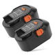 2x 3000mAh 14.4V