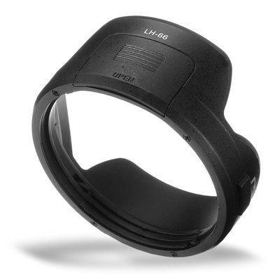 LH-66 Camera Lens Hood for Olympus M.Zuiko Digital ED 12-40mm 1:2.8 Pro - Plastic Bayonet Flower / Tulip / Petal Lens Shade from CELLONIC