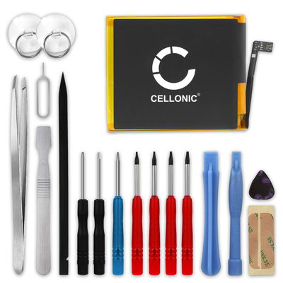 CELLONIC Phone Battery Replacement for Motorola One / Moto G7 Play / P30 Play + 17-Tool Phone Repair Kit - JE40 2900mAh