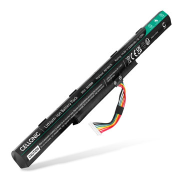 Batterie pour Acer Aspire E5-575G, E5-573G, E5-475G, E5-523G, E5-553G, E5-774G, AS16A5K, AS16A8K 14.6V 2200mAh de CELLONIC