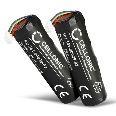 2x Batterie 361-00029-02 010-10806-30 010-11828-03 per Garmin Alpha 100, DC50, T5 GPS, TT10, TT15 Affidabile ricambio da 2600mAh per collare Garmin Alpha 100