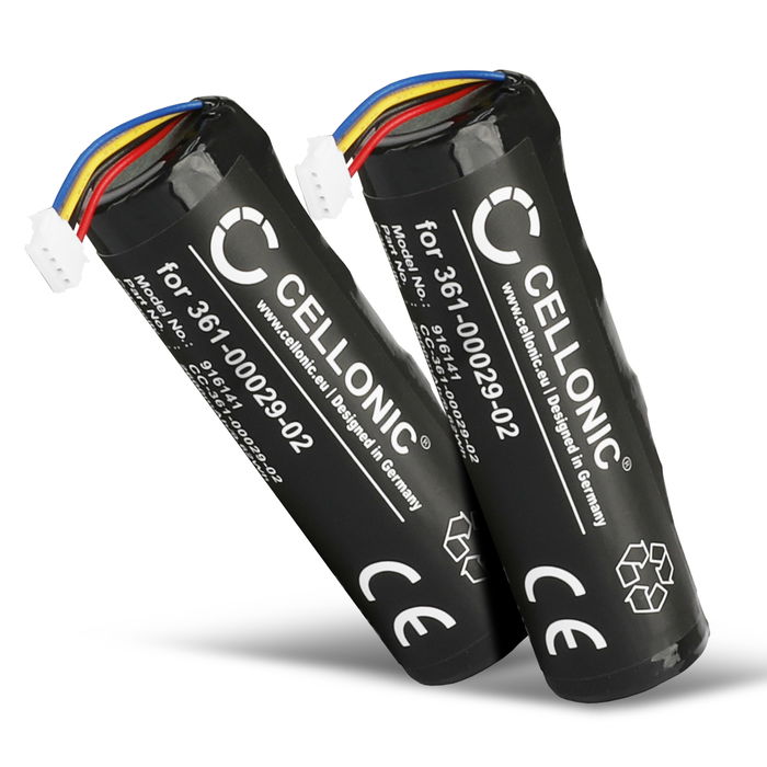 2x Garmin T5 GPS Batterie 2600mAh de CELLONIC