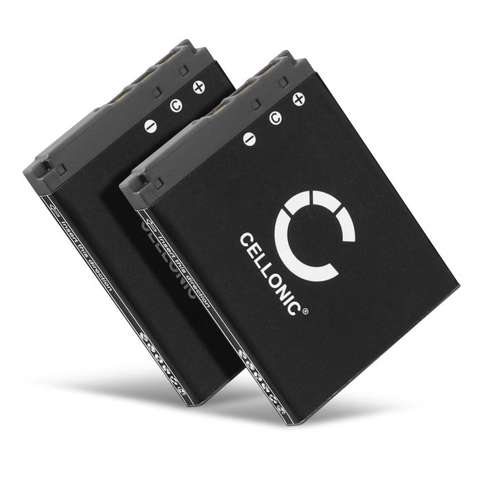 2x NP-BD1 NP-FD1 Ersatz Akku für Sony CyberShot DSC-G3 DSC-T2 DSC-T200 DSC-T300 DSC-T500 DSC-T70 DSC-T700 DSC-T75 DSC-T77 DSC-T90 - Kamera Ersatzakku - Kameraakku 600mAh, Batterie