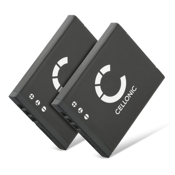 2x Batteria per Olympus VG-120 D-710 X-940 FE-4040 FE-4020 FE-5040 VG-130 VG-140 VG-110 VG-150 LI-70B (500mAh, 3.7V) marca CELLONIC