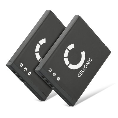 2x Batterie pour Olympus VG-120 D-710 X-940 FE-4040 FE-4020 FE-5040 VG-130 VG-140 VG-110 VG-150 LI-70B (500mAh, 3.7V) de CELLONIC