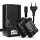 2x Batteria 2000mAh+ Caricabatteria