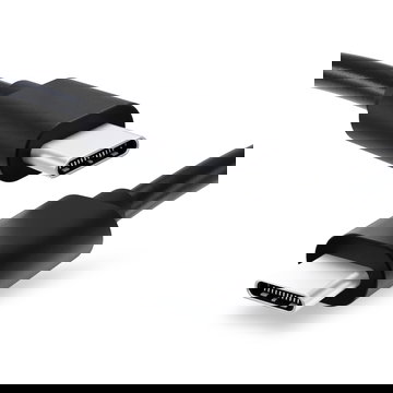 USB Kabel für Lenovo ThinkPad X1 Carbon 6 / X270 / T480 / T580 / P51s / 13 - Ladekabel 1m 3A (PD 60W) PVC Datenkabel schwarz