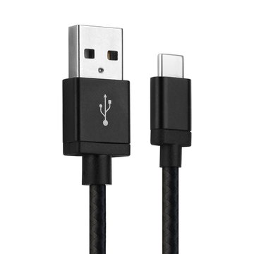 Datenkabel für Microsoft Lumia 950 / Lumia 950 XL (USB A 2.0 -> USB Type C) - 1m, 3A USB Kabel Ladekabel, schwarz