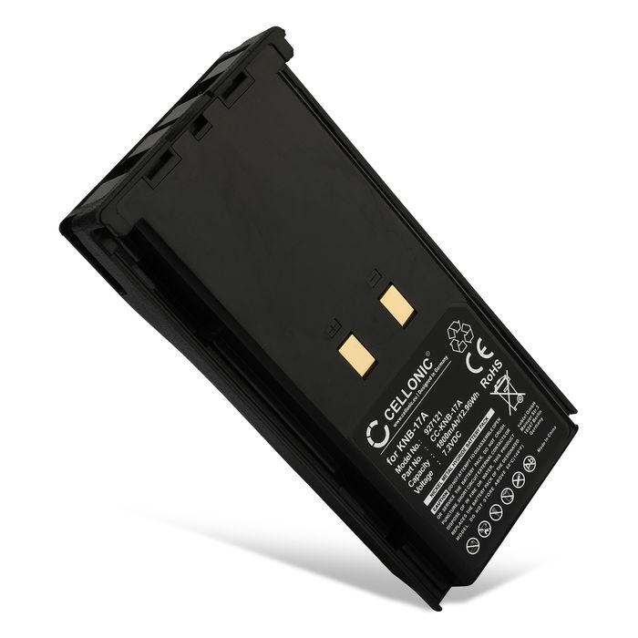 Batteria per Kenwood TK-290 FuG 11b, TK-380, TK-190, TK-180, KNB-16A, KNB-17A, KNB-21N 1800mAh NiMH di CELLONIC