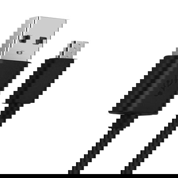 Câble Micro USB de 1m pour GPS TomTom Via 62, Via 52, Via 135, 400, GO 510 (2013) 520 (2016) 5200, GO 610 6100, GO 620 transfert de données et charge 2A noir en PVC