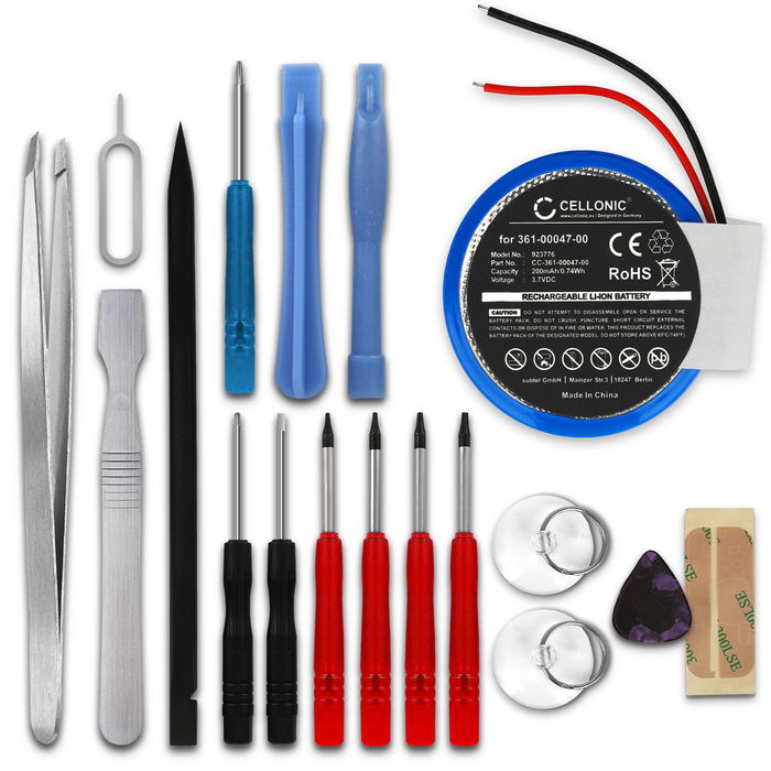 Garmin 361-00047-00 Batterie + kit d'outils 200mAh de CELLONIC