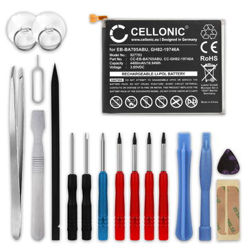 subtel Phone Battery Replacement for Samsung Galaxy A70 (SM-A705) + 17-Tool Phone Repair Kit - EB-BA705ABU, GH82-19746A 4400mAh