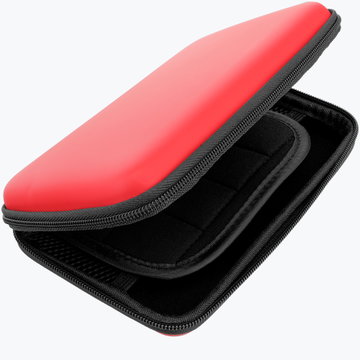 Schutzhülle für Nintendo 3DS XL, DSi XL, New 2DS XL, Retroid Pocket 2 Plus & Analogue Pocket – Robuste Tasche in Rot