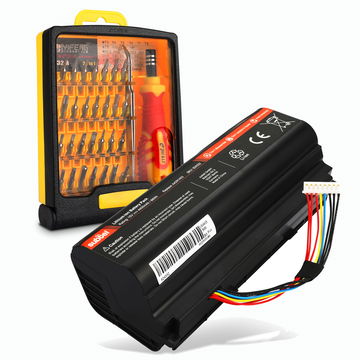 Batterie de rechange pour ordinateurs portables ASUS G751J / G751JL / G751JM - 4400mAh 15V + kit d'outils