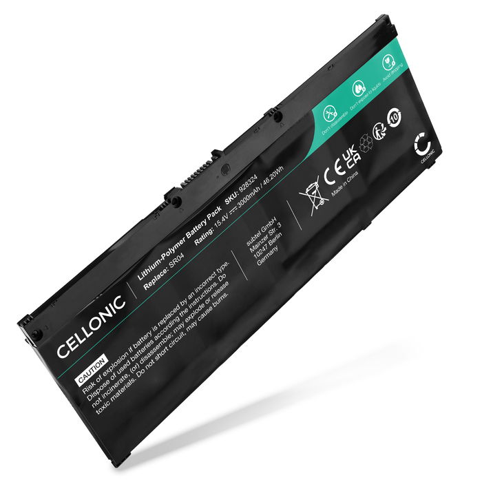 HP OMEN 15-DC Akku 3000mAh Ersatzakku Batterie von subtel