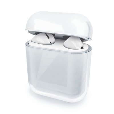 Cover airpods trasparente compatibile con Apple AirPods AirPods 2 guscio per (case di) auricolari, custodia airpods trasparente: riduci i danni cover trasparente airpods