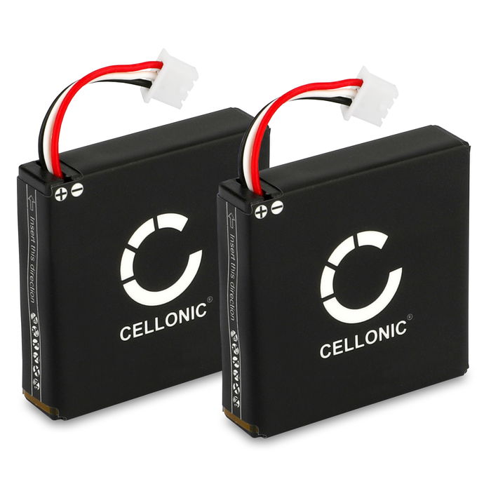 2x Batterie 533-000067,AHB472625PST, L/N: 1109, L/N: 1110 230mAh pour casque audio Logitech H800
