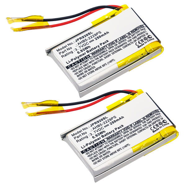 2x Jabra Pro 920 Akku 250mAh Ersatzakku Batterie von subtel