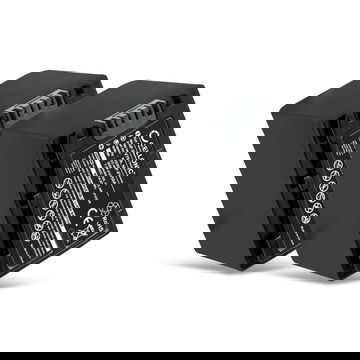 2x NP-FV50 Ersatz Akku für Sony FDR-AX100 FDR-AX53 FDR-AX700 HXR-NX80 HDR-CX625 CX450 CX900 CX680 HDR-PJ675 NEX-VG20 - Kamera Ersatzakku - Kameraakku 2050mAh, Batterie