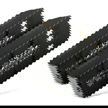 2x BN-V11U PV-BP15 Ersatz Akku für Panasonic LC-1 NV-A3 A1 NV-R50 R500 R30 R10 NV-S88 S85 S70 S7 S20 S1 JVC GR-AX7 AX5 AX2 GR-AXM230 AX210 - Kamera Ersatzakku - Kameraakku 4200mAh, Batterie