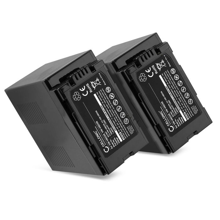 2x Panasonic HC-X1 Batterie 7800mAh de CELLONIC