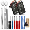 2x Batterie 1100mAh+ kit d'outils