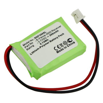 Batterie Dogtra E-Fence 3500 Receiver Lithium-Polymer 3.7V (200mAh, 3.7V) de CELLONIC